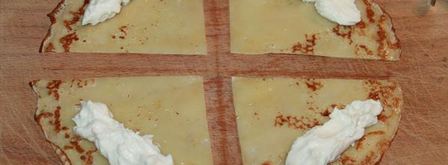 блинчики с творожной начинкой. Шаг 7