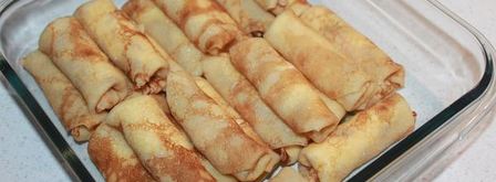 блинчики с творожной начинкой. Шаг 9