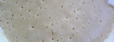 блины из гречневой и пшеничной муки. Шаг 9