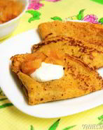 Блины морковные