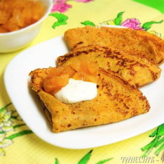 Рецепт блинов морковных