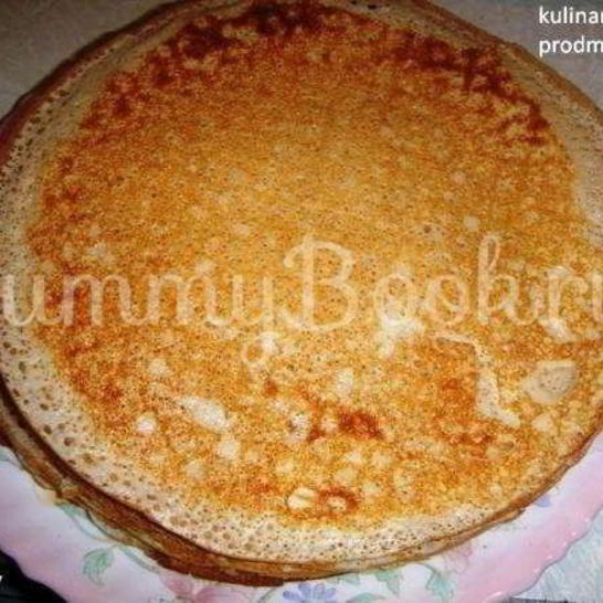 Рецепт блинов на дрожжевом тесте