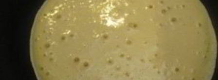 блины на кислом молоке толстые. Шаг 9