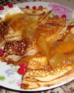 Блины на минералке