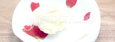 блины на сливках с творогом и клубничным джемом. Шаг 2