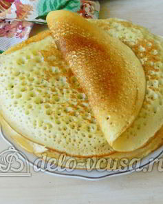 Блины на сыворотке