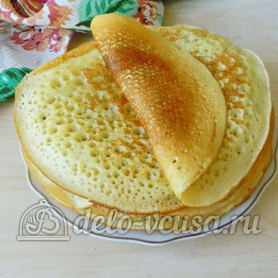 Рецепт блинов на сыворотке