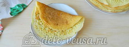 блины на сыворотке. Шаг 7