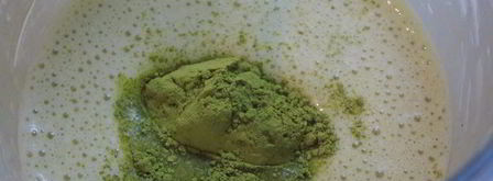 блины с чаем матча. Шаг 3