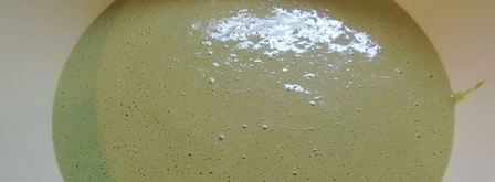 блины с чаем матча. Шаг 4