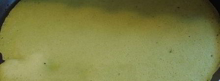 блины с чаем матча. Шаг 5