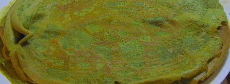 блины с чаем матча. Шаг 6