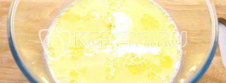 блины с рыбой и сыром. Шаг 3