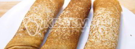 блины с рыбой и сыром. Шаг 12