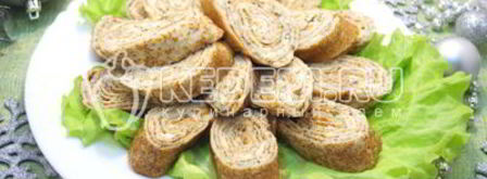 блины с рыбой и сыром. Шаг 14