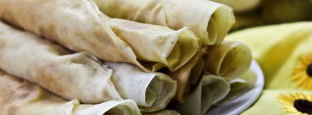 блины с творогом и бананом. Шаг 10