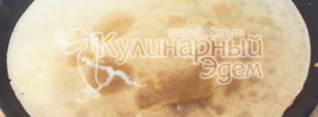 блины с творогом и маком. Шаг 4