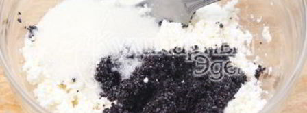 блины с творогом и маком. Шаг 5