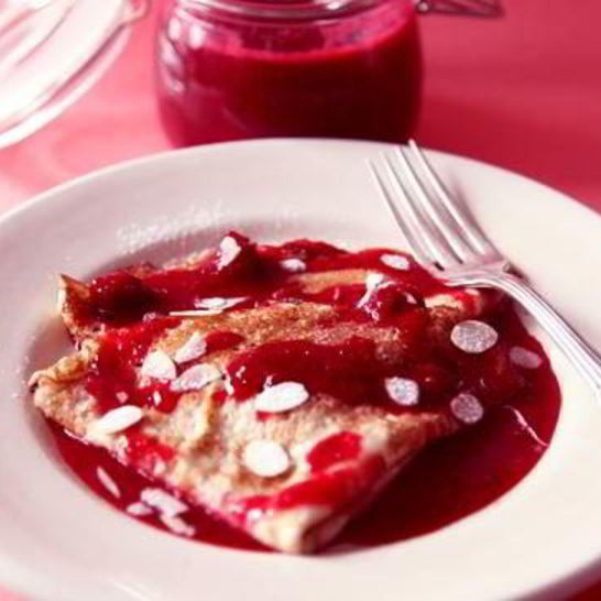 Рецепт блинов с вишневым соусом