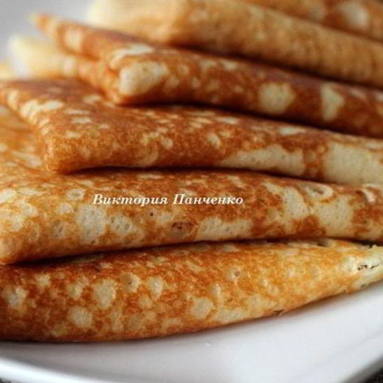 Рецепт дрожжевых блинов на топленом молоке