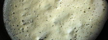 дрожжевые блины на топленом молоке. Шаг 7