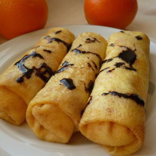 Рецепт дважд апельсиновых блинчики