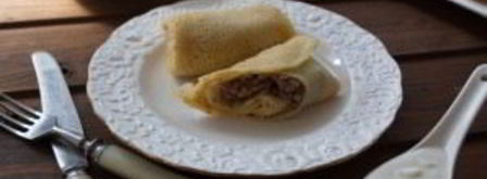 фаршированные блины с мясом. Шаг 10