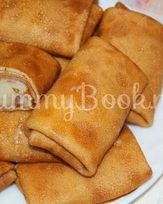 Гречневые блинчики с картофелем и грибами