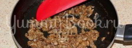 гречневые блинчики с картофелем и грибами. Шаг 9