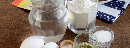 классические блины на воде. Шаг 4