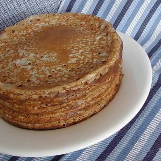 Мини-блинчики заварные из цельнозерновой муки