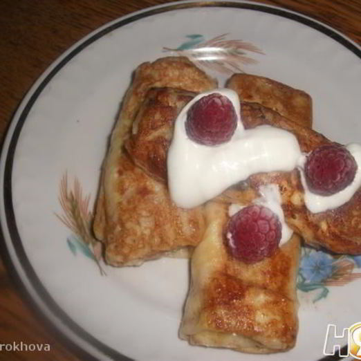 Налистники с творогом и картофелем