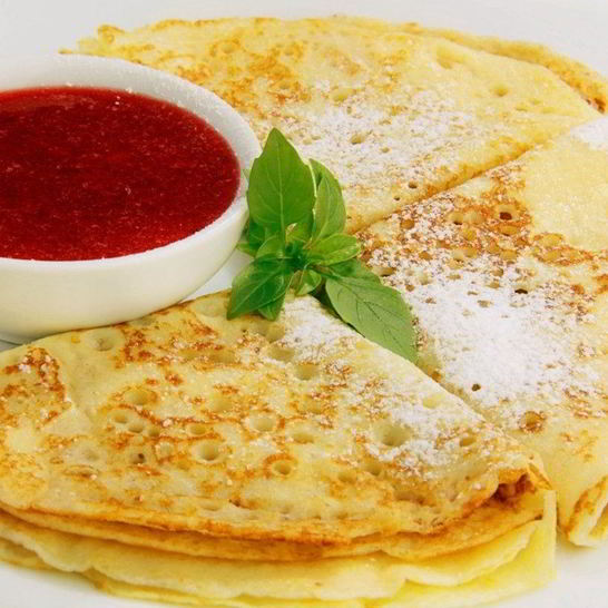 Рецепт постных блинов на молоке