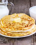 Пышные блины на молоке