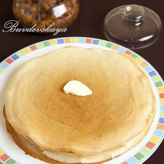 Рецепт тонких блинчиков на кефире ажурные