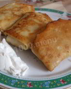 Тонкие блины с начинкой