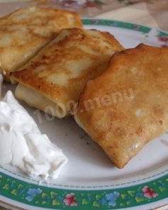 Тонкие блины с начинкой