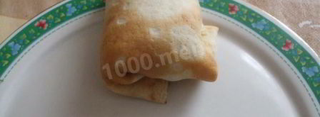 тонкие блины с начинкой. Шаг 14