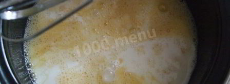 тонкие блины с начинкой. Шаг 3