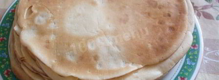 тонкие блины с начинкой. Шаг 8