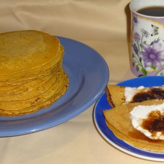 Рецепт тыквенных блинчиков