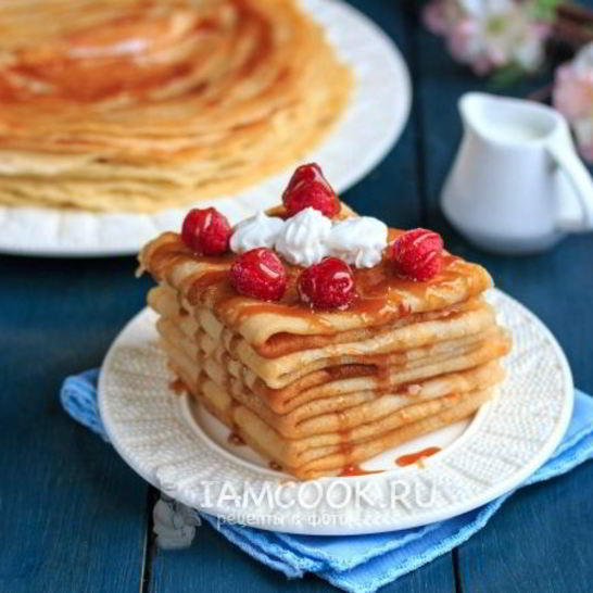 Рецепт вегетарианских блинов