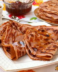 Заварные блинчики на йогурте