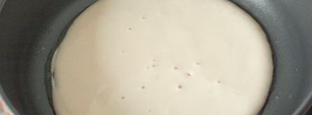 заварные блинчики на йогурте. Шаг 4