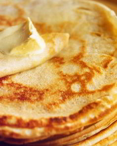 Заварные блины на кефире