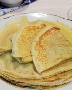 Заварные блины на кислом молоке