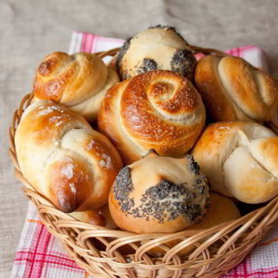 Рецепт булочек ассорти