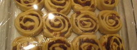 булочки с изюмом. Шаг 7