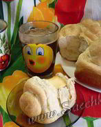 Булочки с колбасным сыром