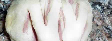 булочки с колбасой. Шаг 5